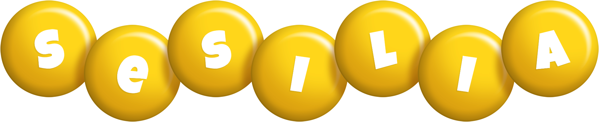 Sesilia candy-yellow logo