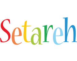 Setareh birthday logo