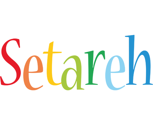 Setareh birthday logo