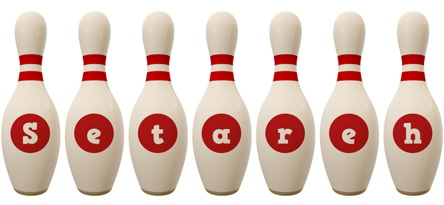 Setareh bowling-pin logo