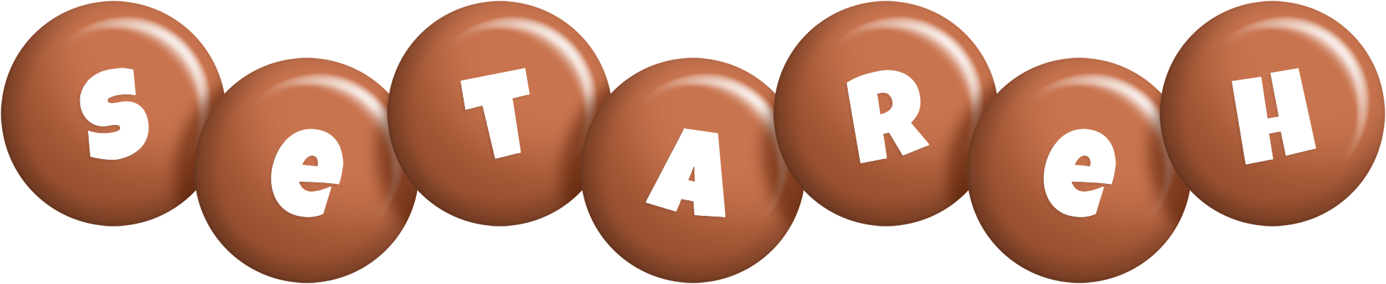 Setareh candy-brown logo