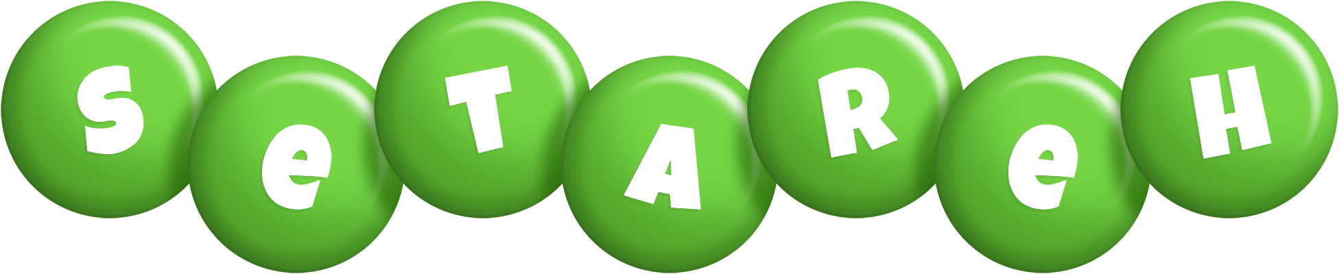 Setareh candy-green logo