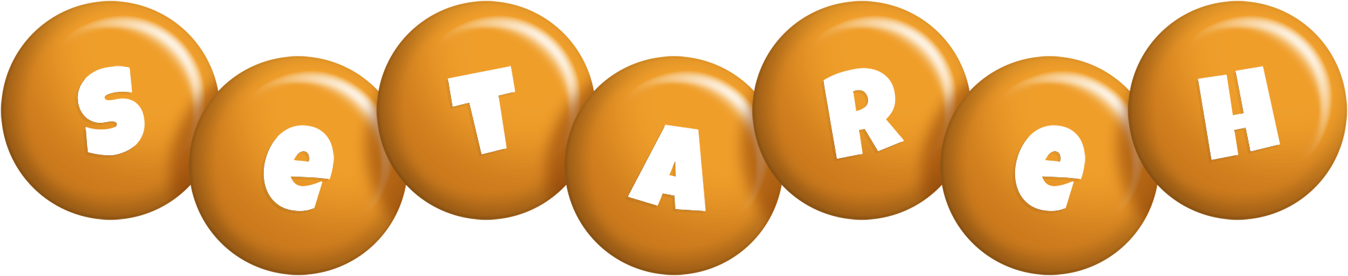 Setareh candy-orange logo