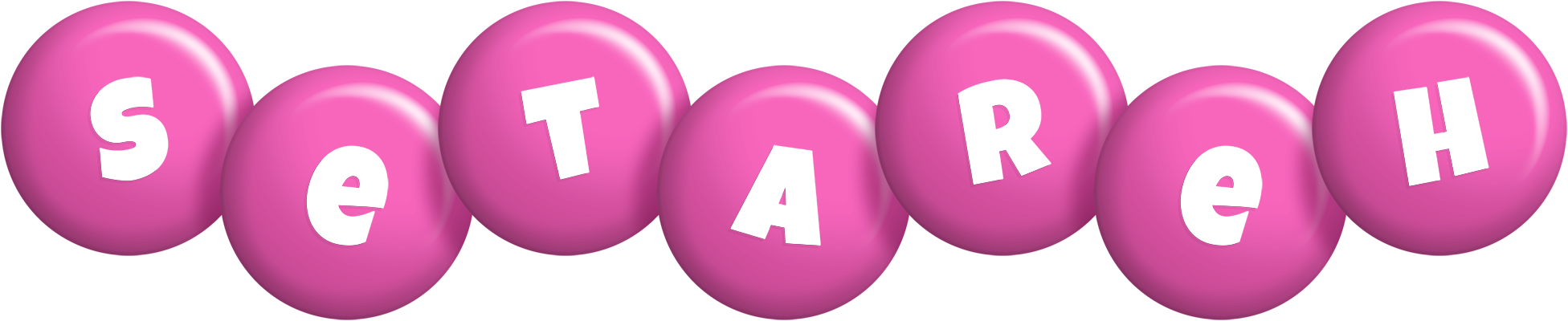 Setareh candy-pink logo