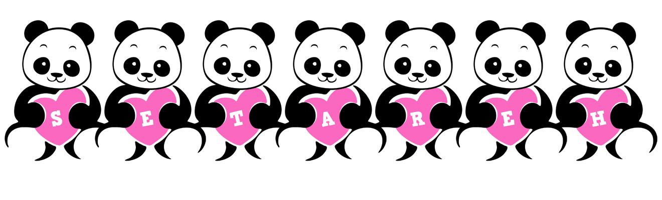 Setareh love-panda logo