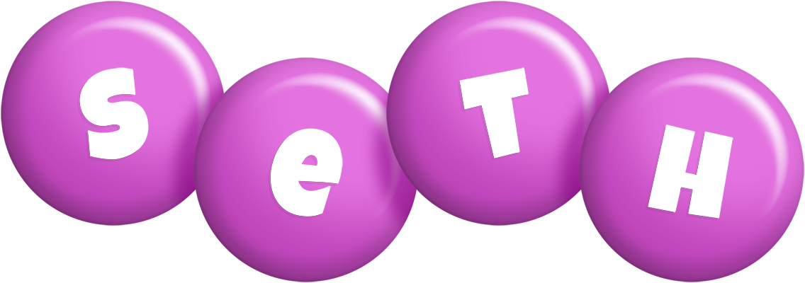 Seth candy-purple logo