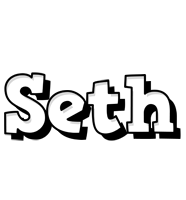 Seth snowing logo