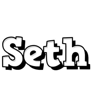 Seth snowing logo