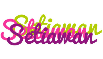 Setiawan flowers logo