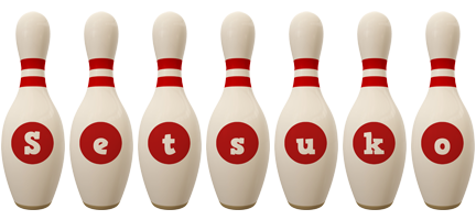 Setsuko bowling-pin logo