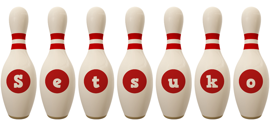 Setsuko bowling-pin logo