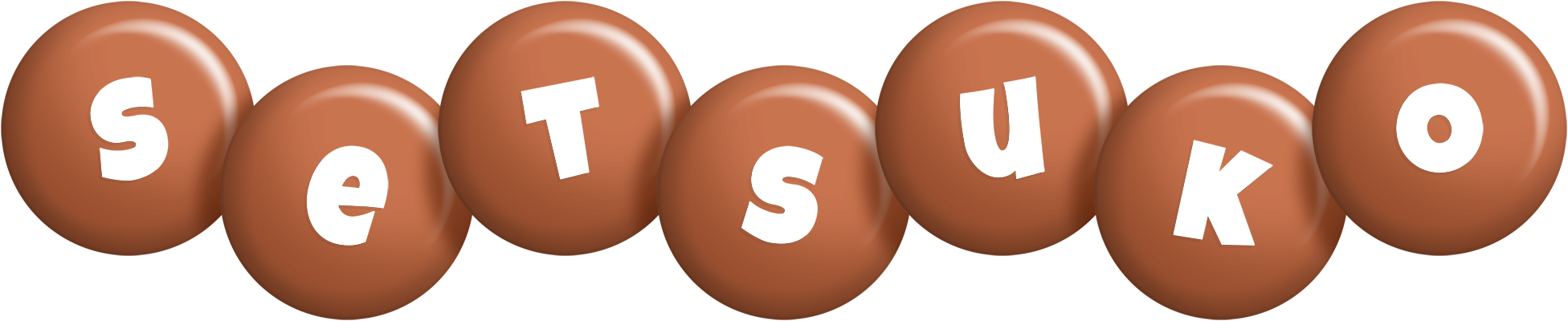 Setsuko candy-brown logo