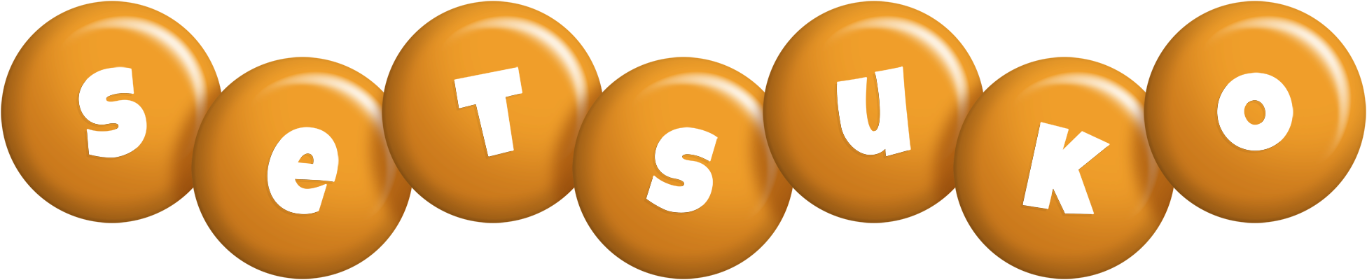 Setsuko candy-orange logo