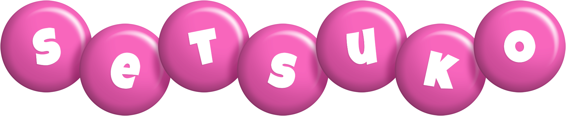 Setsuko candy-pink logo