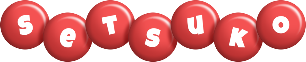 Setsuko candy-red logo