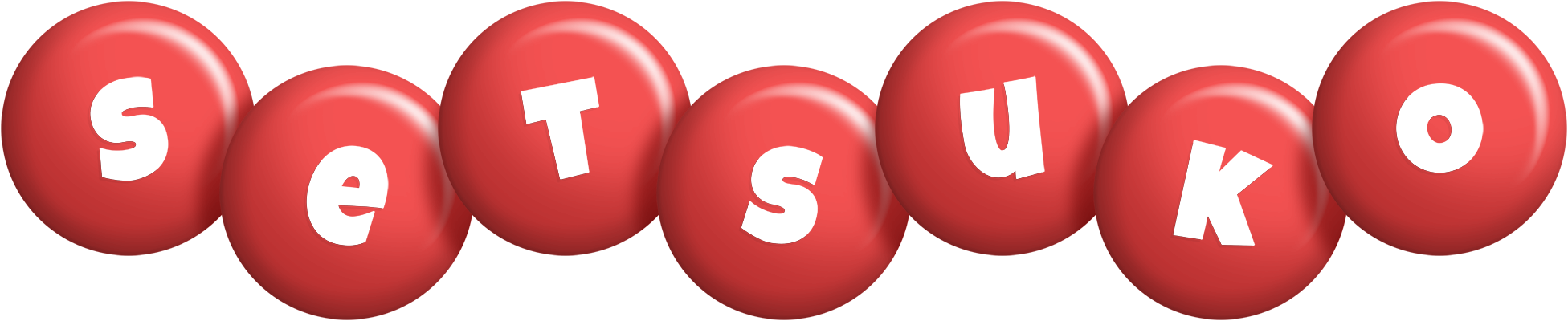 Setsuko candy-red logo