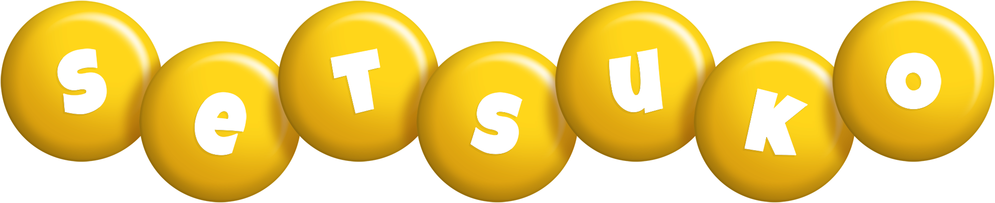 Setsuko candy-yellow logo