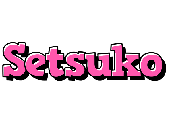 Setsuko girlish logo