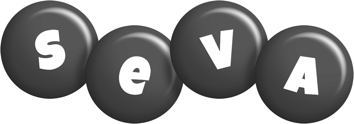Seva candy-black logo