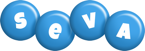 Seva candy-blue logo