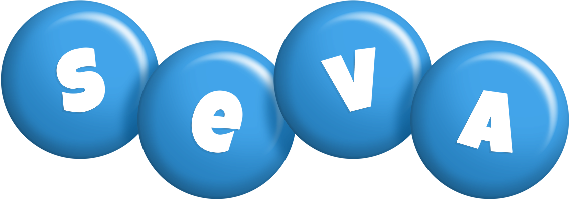 Seva candy-blue logo