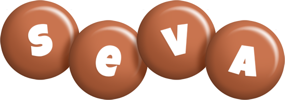 Seva candy-brown logo