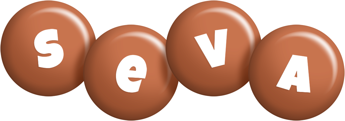 Seva candy-brown logo