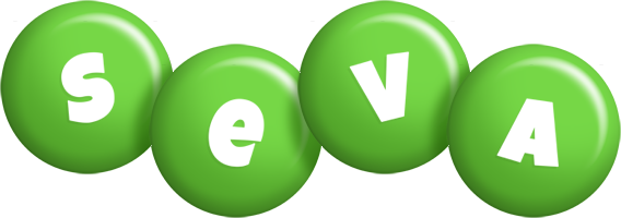 Seva candy-green logo