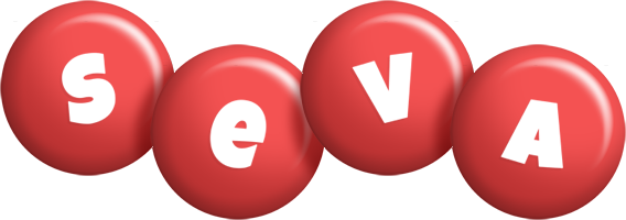 Seva candy-red logo