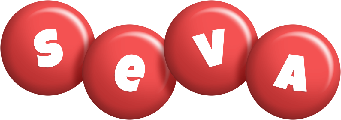 Seva candy-red logo