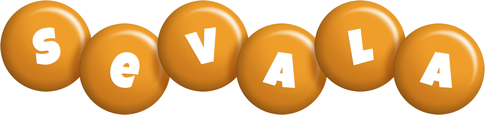 Sevala candy-orange logo