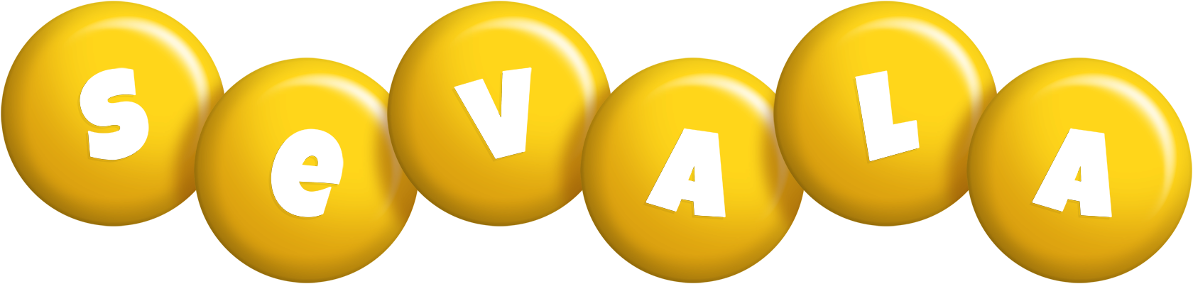 Sevala candy-yellow logo