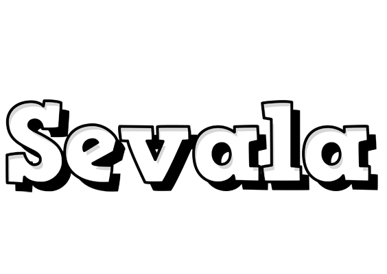 Sevala snowing logo