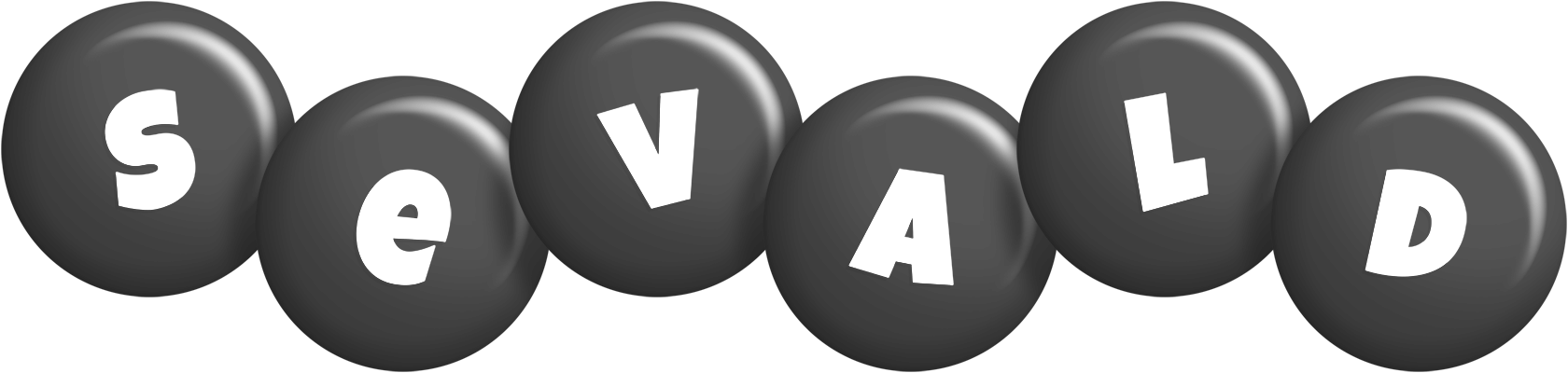 Sevald candy-black logo