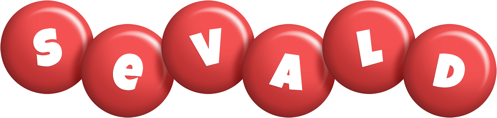 Sevald candy-red logo