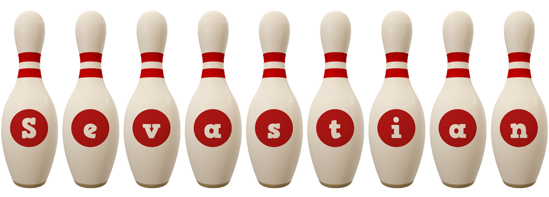 Sevastian bowling-pin logo