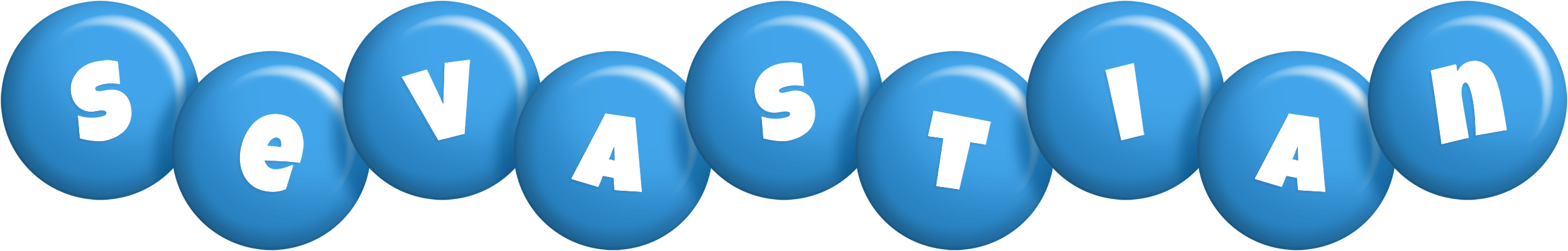 Sevastian candy-blue logo