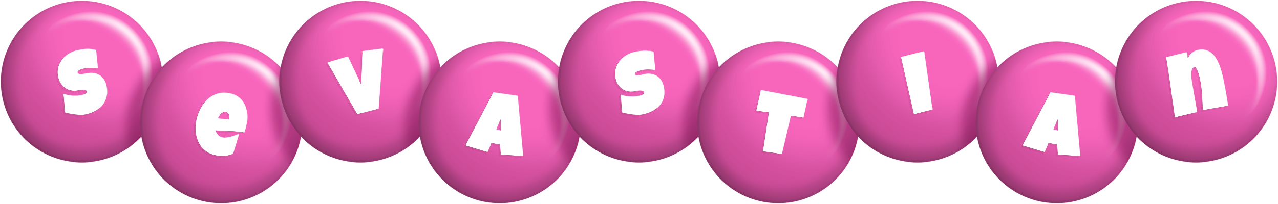Sevastian candy-pink logo