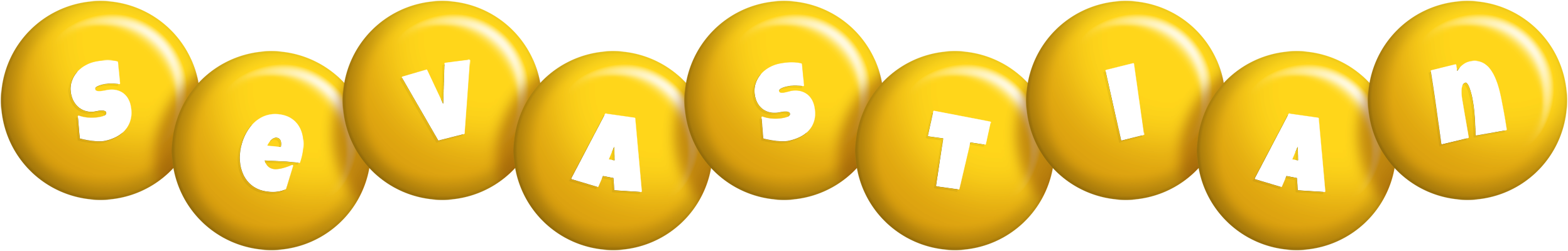 Sevastian candy-yellow logo