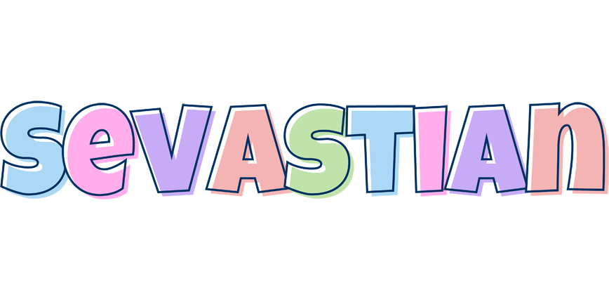 Sevastian pastel logo