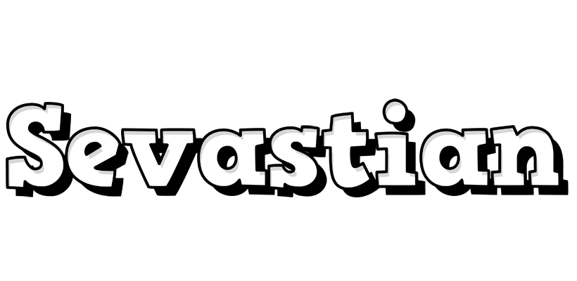 Sevastian snowing logo
