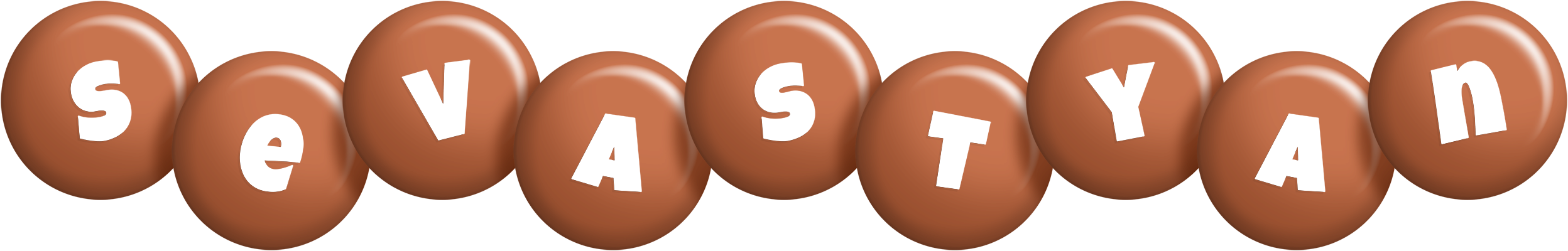 Sevastyan candy-brown logo