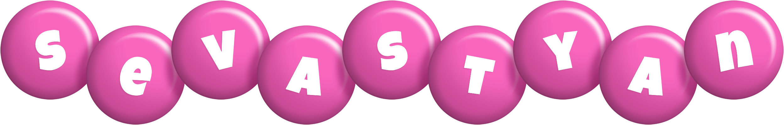 Sevastyan candy-pink logo