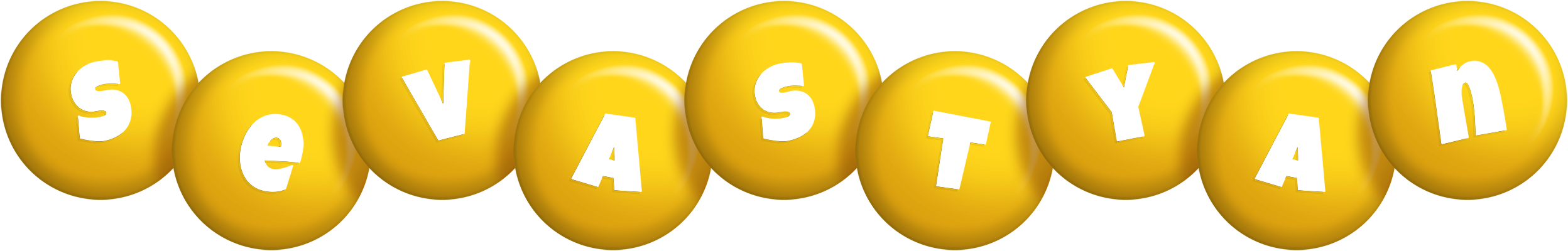Sevastyan candy-yellow logo
