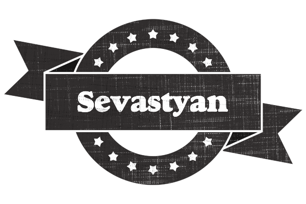 Sevastyan grunge logo