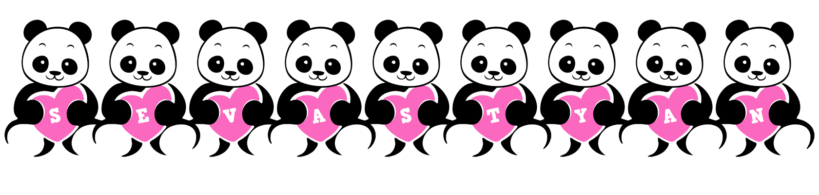 Sevastyan love-panda logo