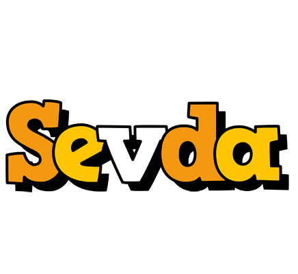 Sevda cartoon logo