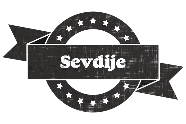 Sevdije grunge logo