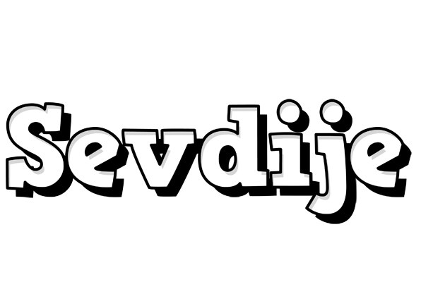 Sevdije snowing logo
