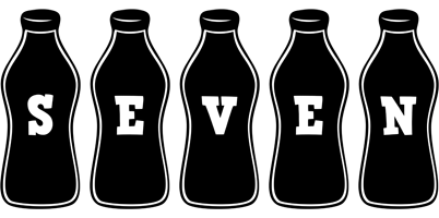 Seven bottle logo
